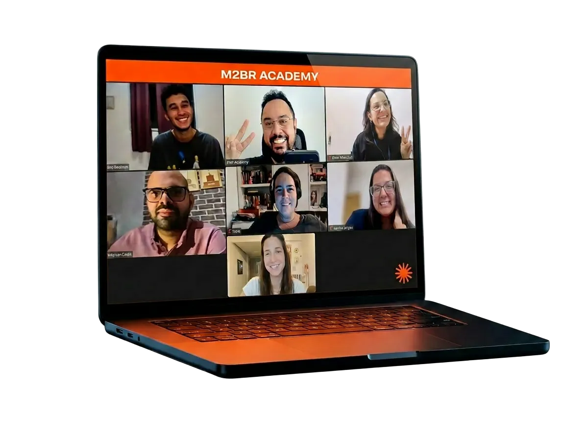 Aula ao vivo via Zoom do curso Claude na Prática online