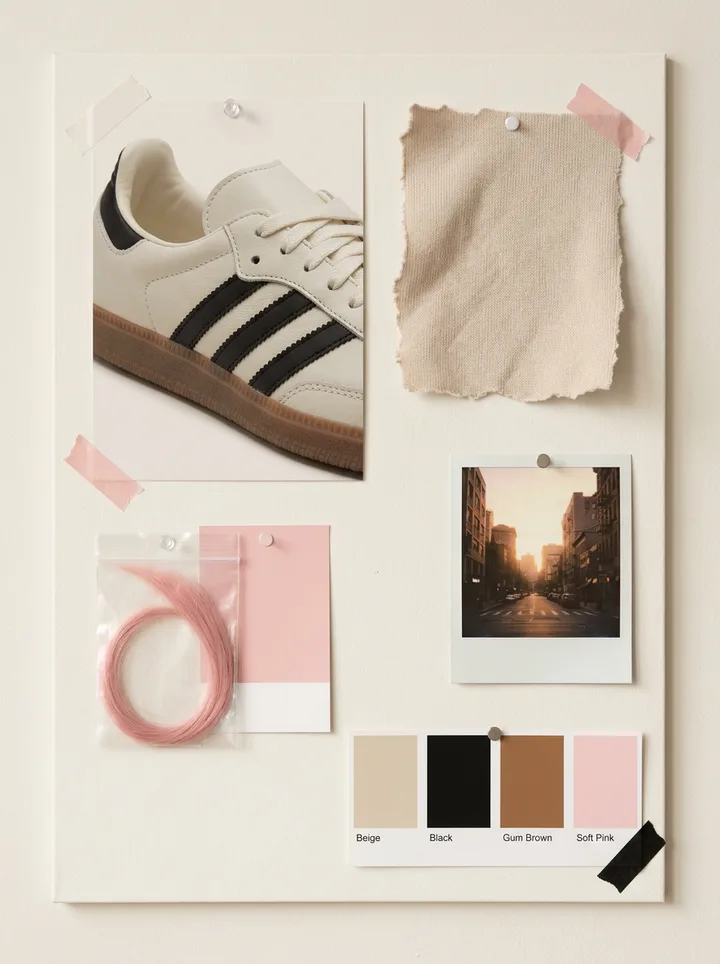 MOODBOARD, imagem criada com IA